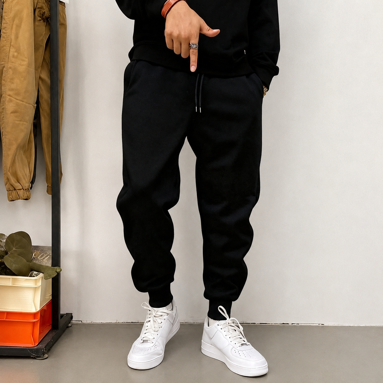 Casual Jogger Sweatpants With Drawstring For Men