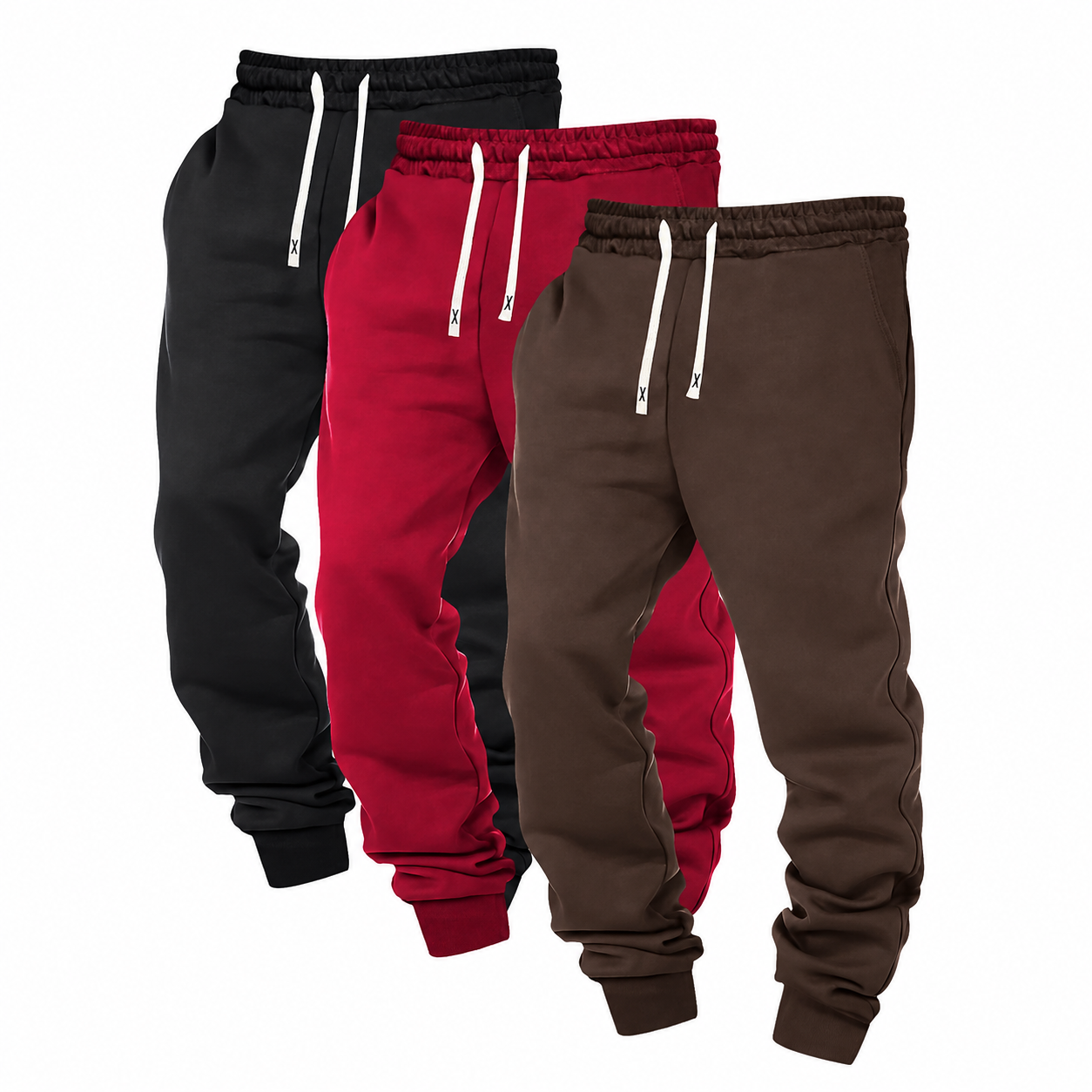 3 Pieces Casual Sweatpants For Workout And Running  For Men