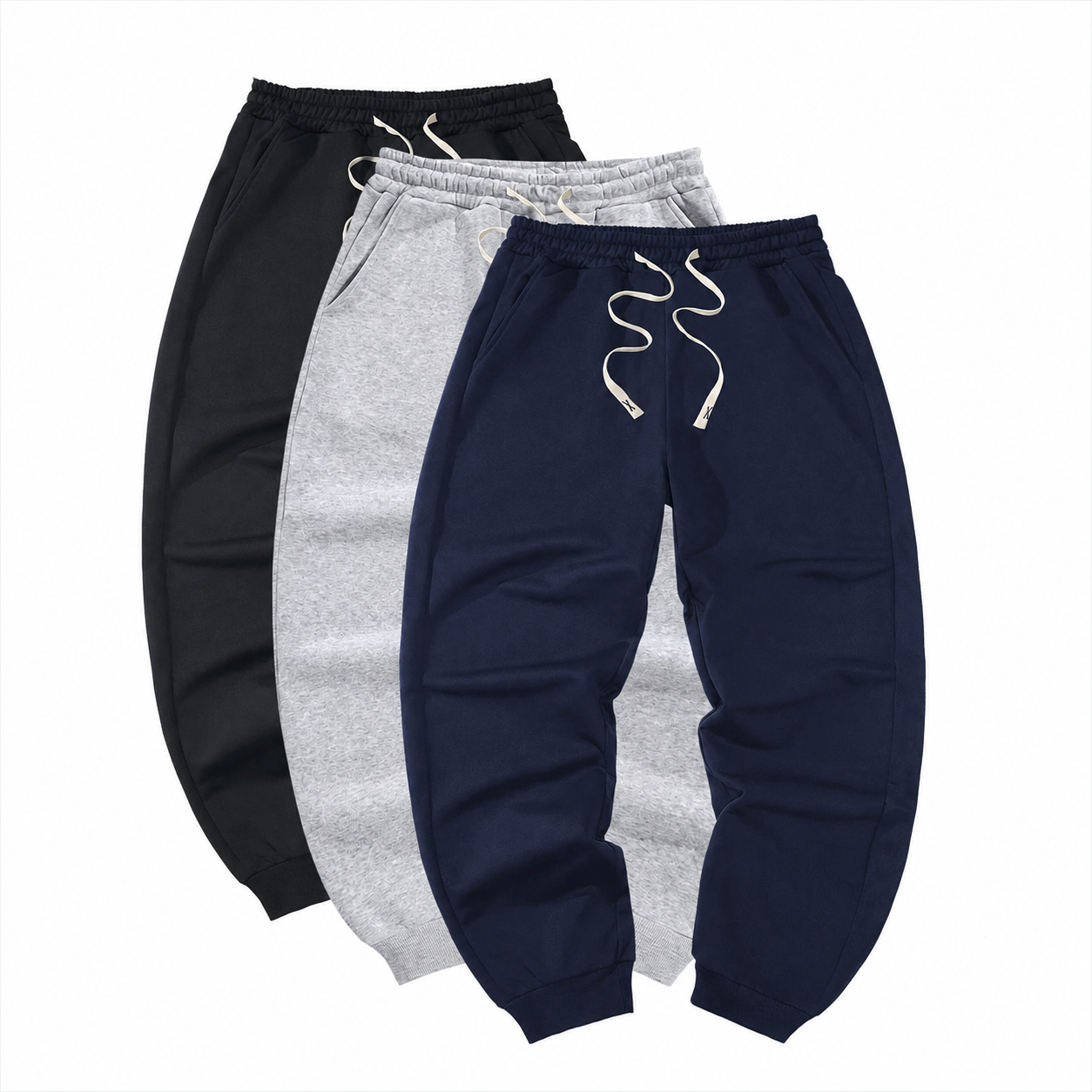 3 Pieces Casual Sweatpants For Workout And Running  For Men