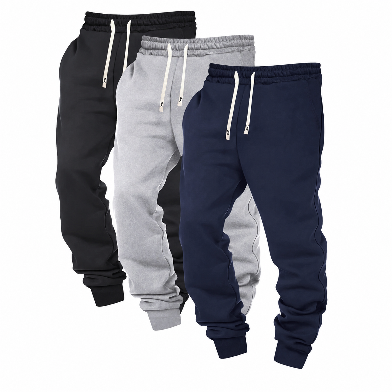 3 Pieces Casual Sweatpants For Workout And Running  For Men