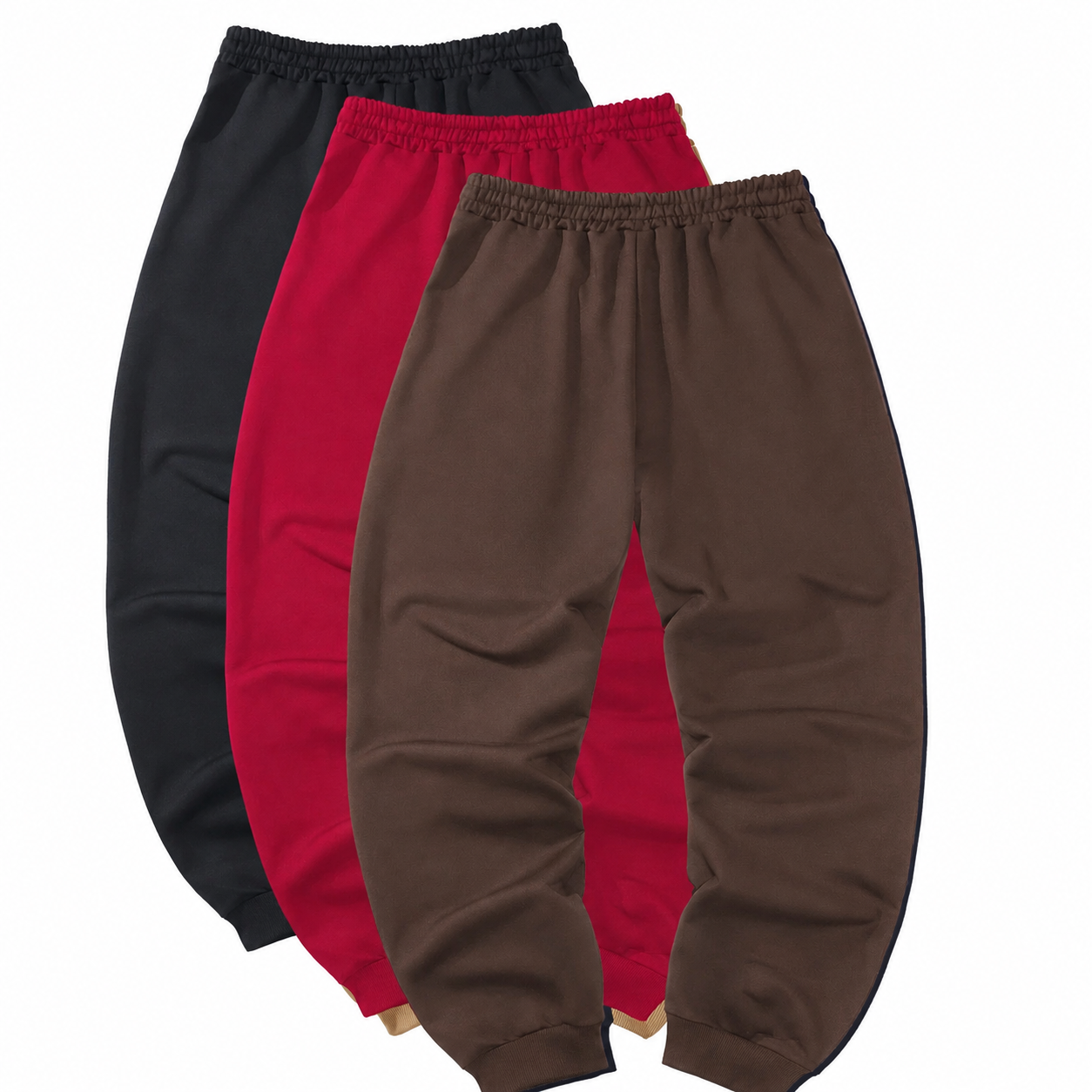 3 Pieces Casual Sweatpants For Workout And Running  For Men