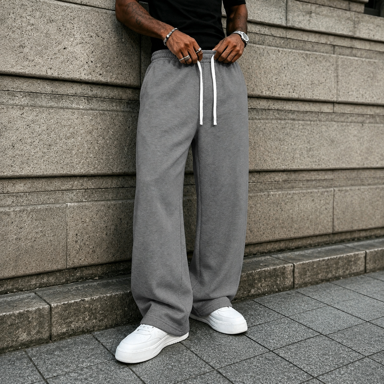 Comfortable Outdoor Sweatpants For Camping And Daily Wear For Men  