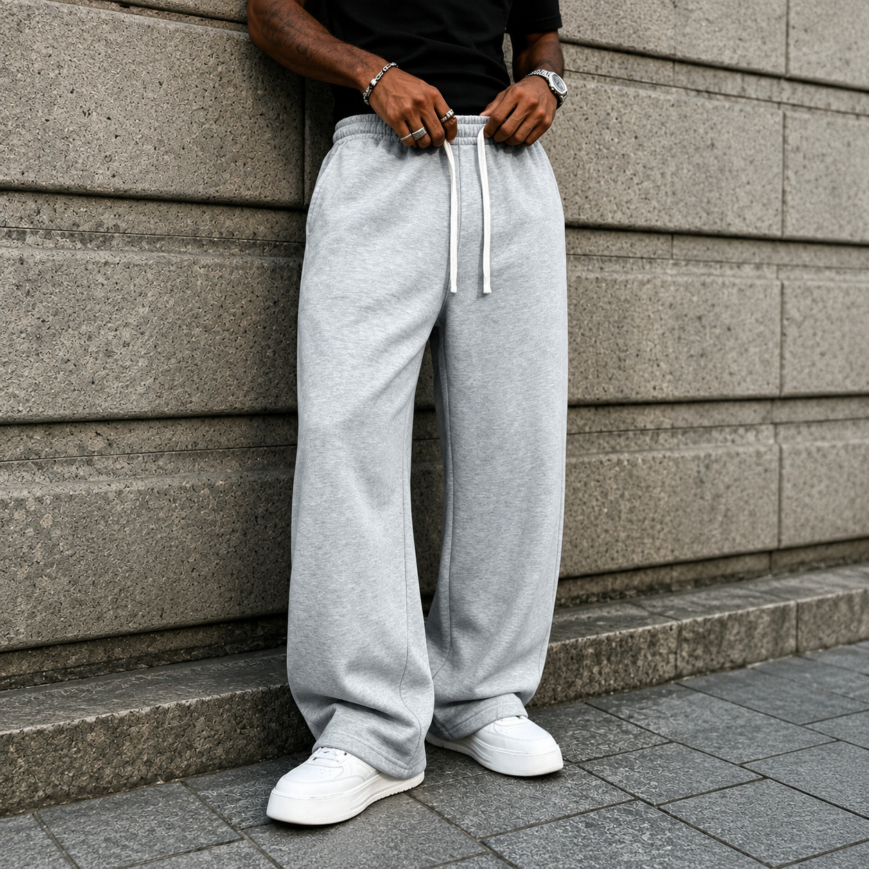 Comfortable Outdoor Sweatpants For Camping And Daily Wear For Men  