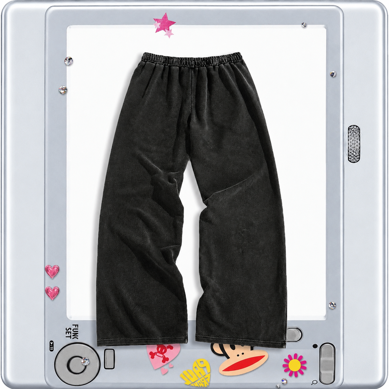 Casual Spring Letter And Cartoon Print Sweatpants For Men