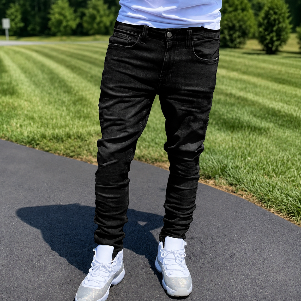 Casual Versatile Denim Fit Jeans For Men