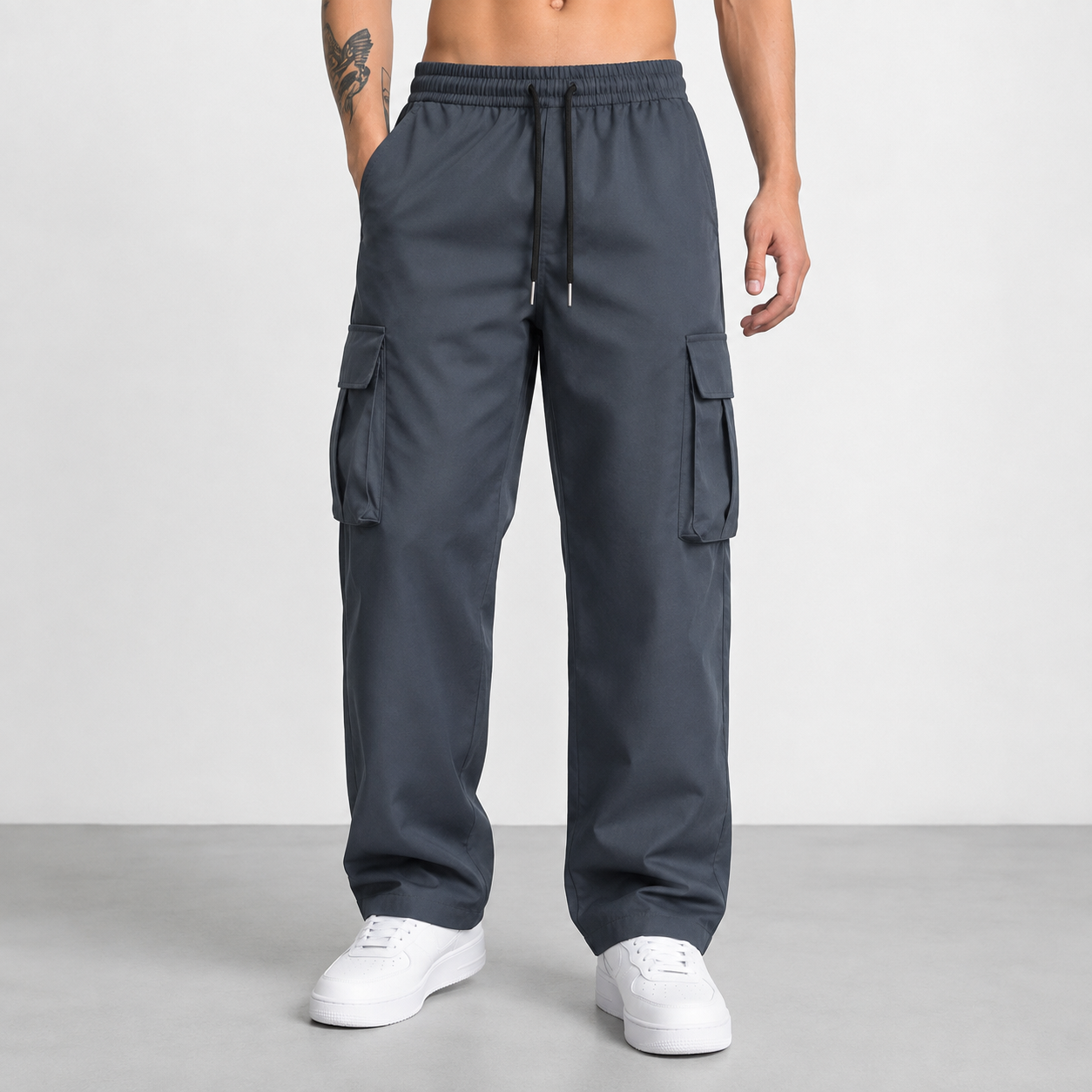 Cargo Outdoor Hiking Pants With Drawstring For Men