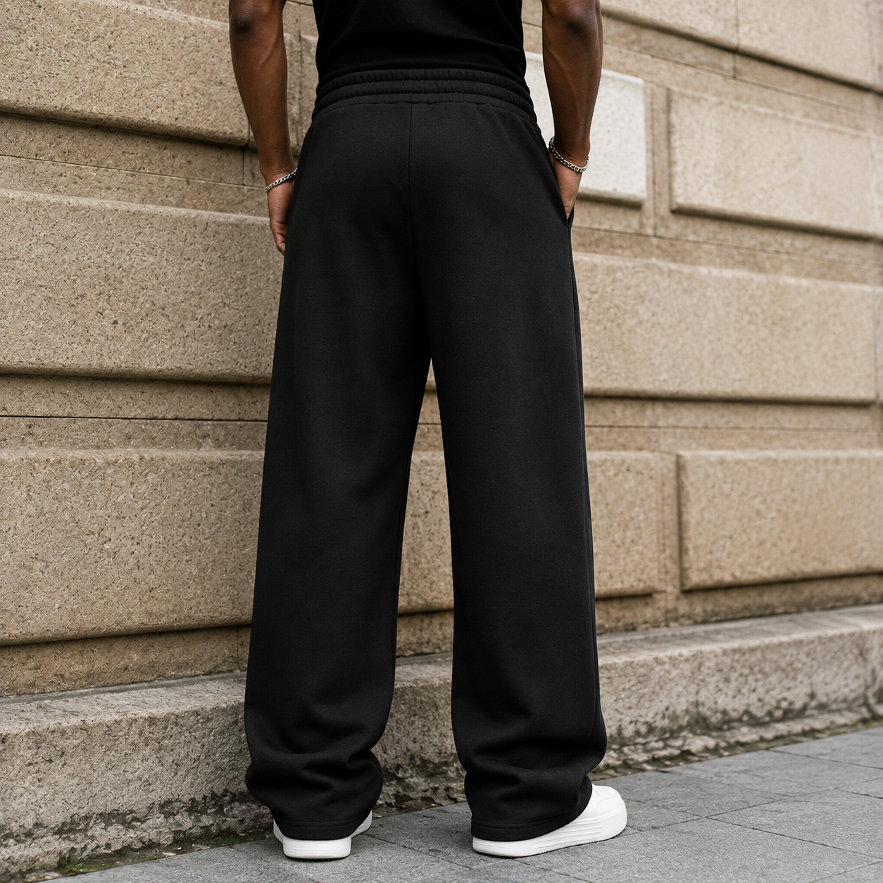 Versatile Casual Wide Loose Sports Sweatpants For Men
