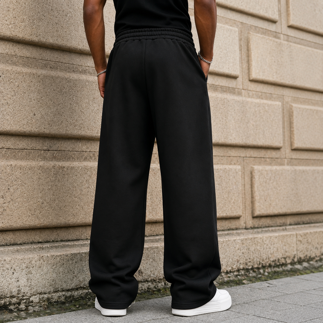 Versatile Casual Wide Loose Sports Sweatpants For Men