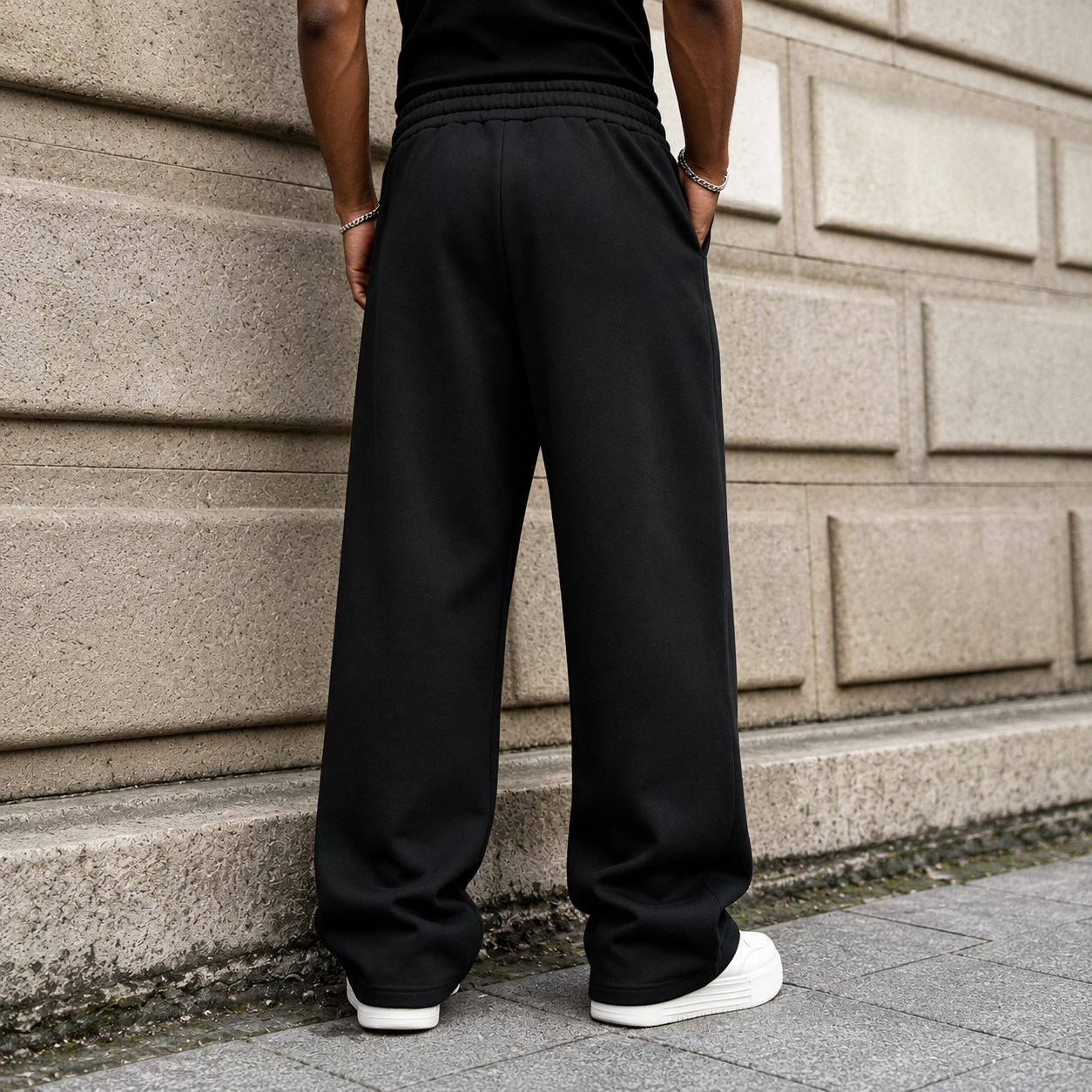 Versatile Casual Wide Loose Sports Sweatpants For Men