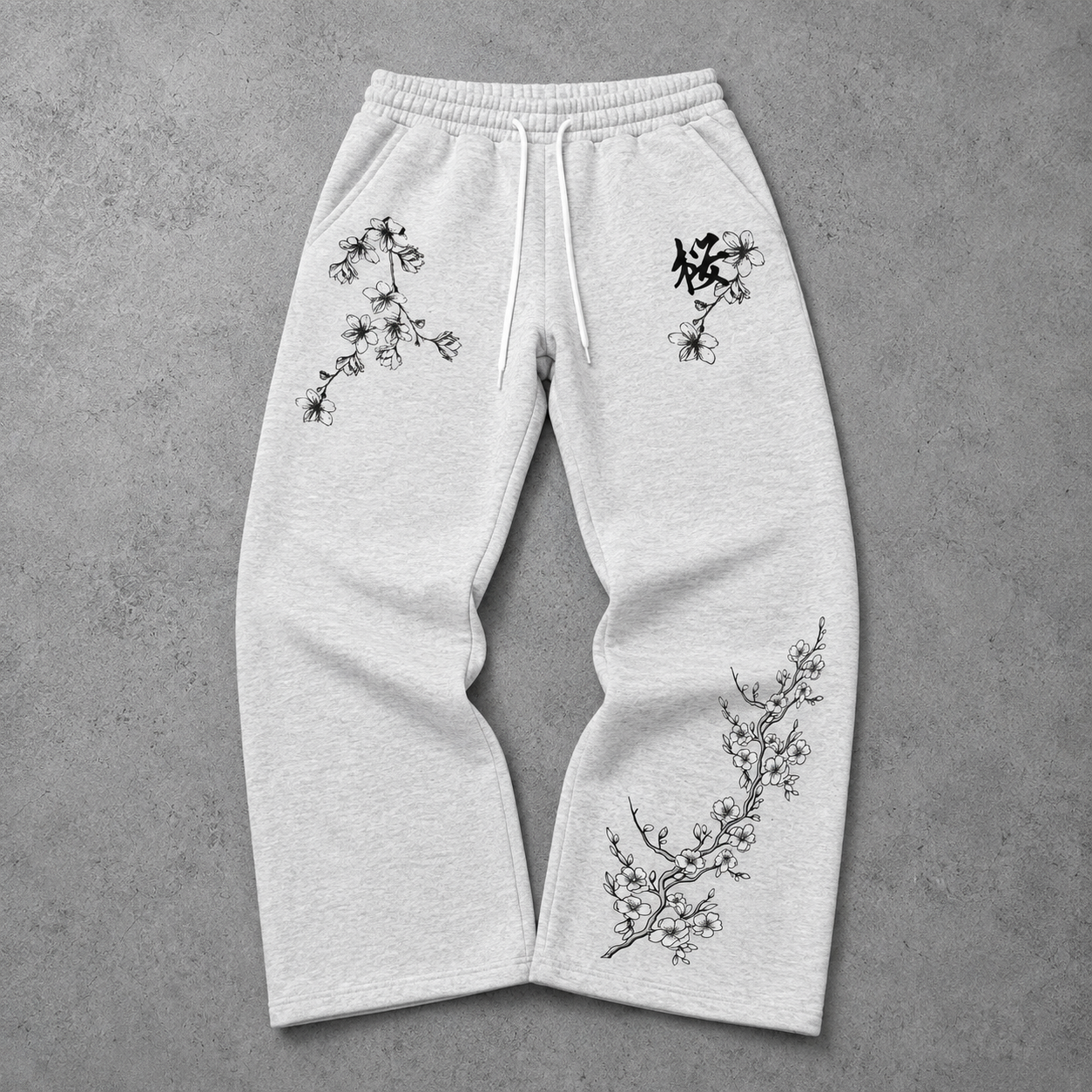 Loose Streetwear Flared Sweatpants For Men