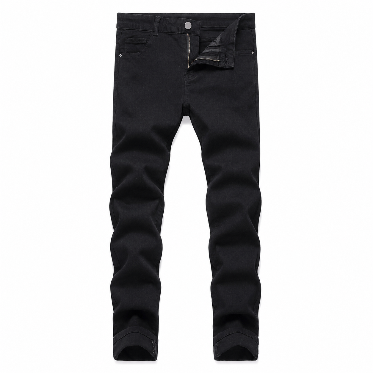 Casual Washed Wide Length Jeans For Men