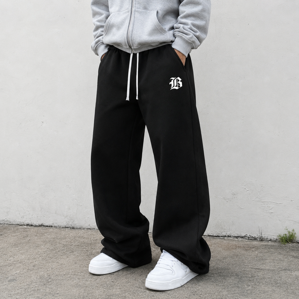 Casual Jogger Pants With Drawstring For Men