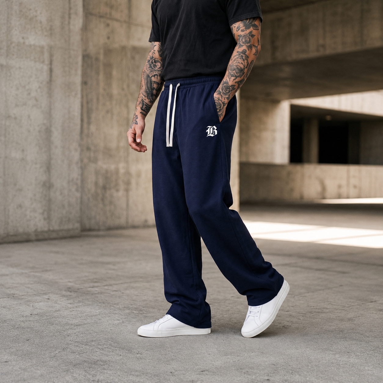 Casual Jogger Pants With Drawstring For Men