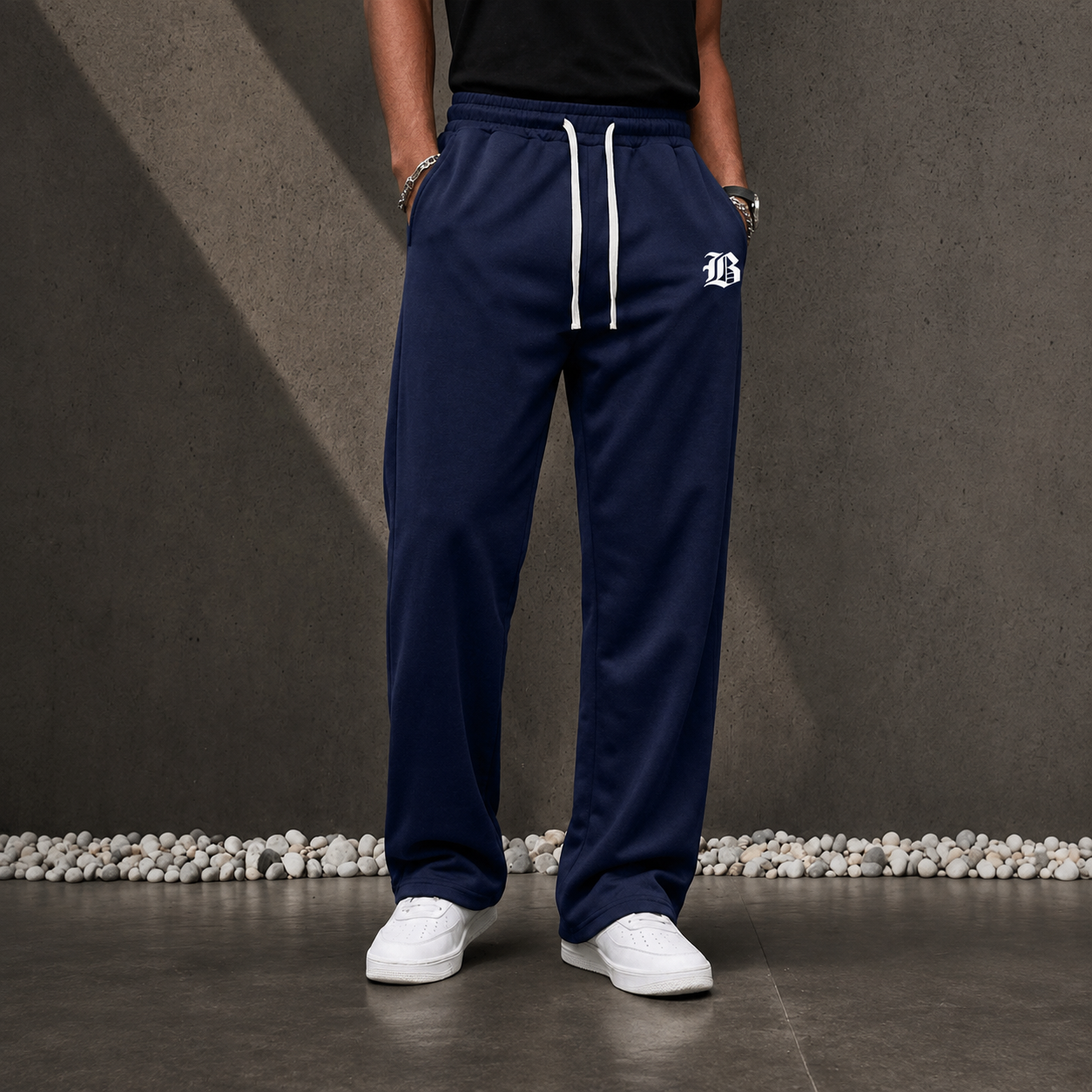 Casual Jogger Pants With Drawstring For Men