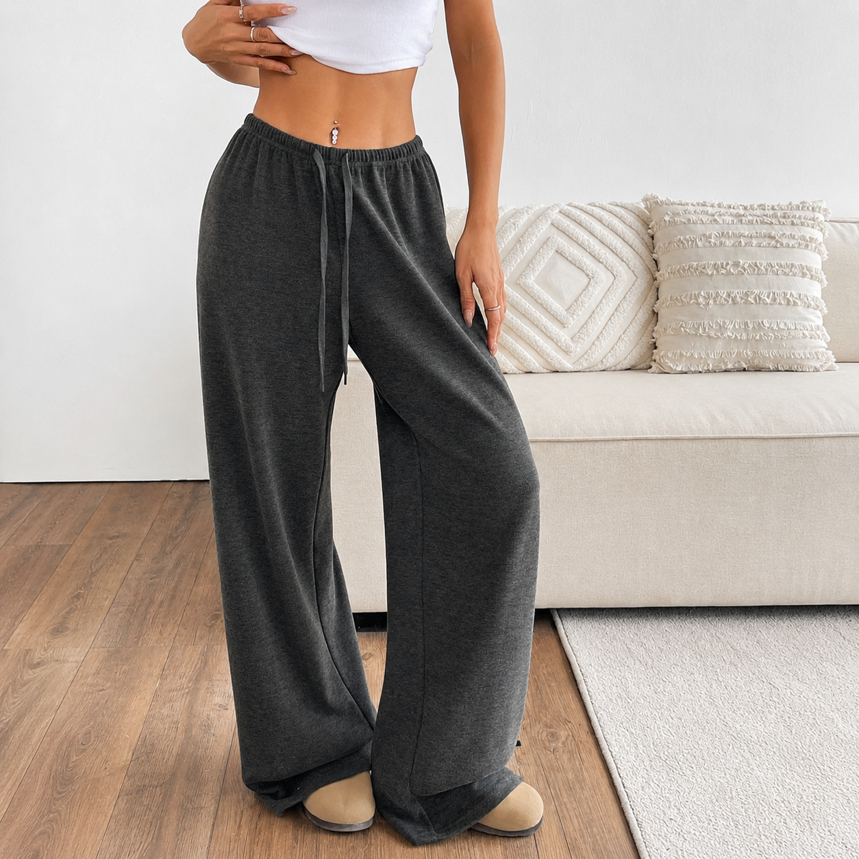 Casual Wide Oversized Loose Baggy Pants For Women