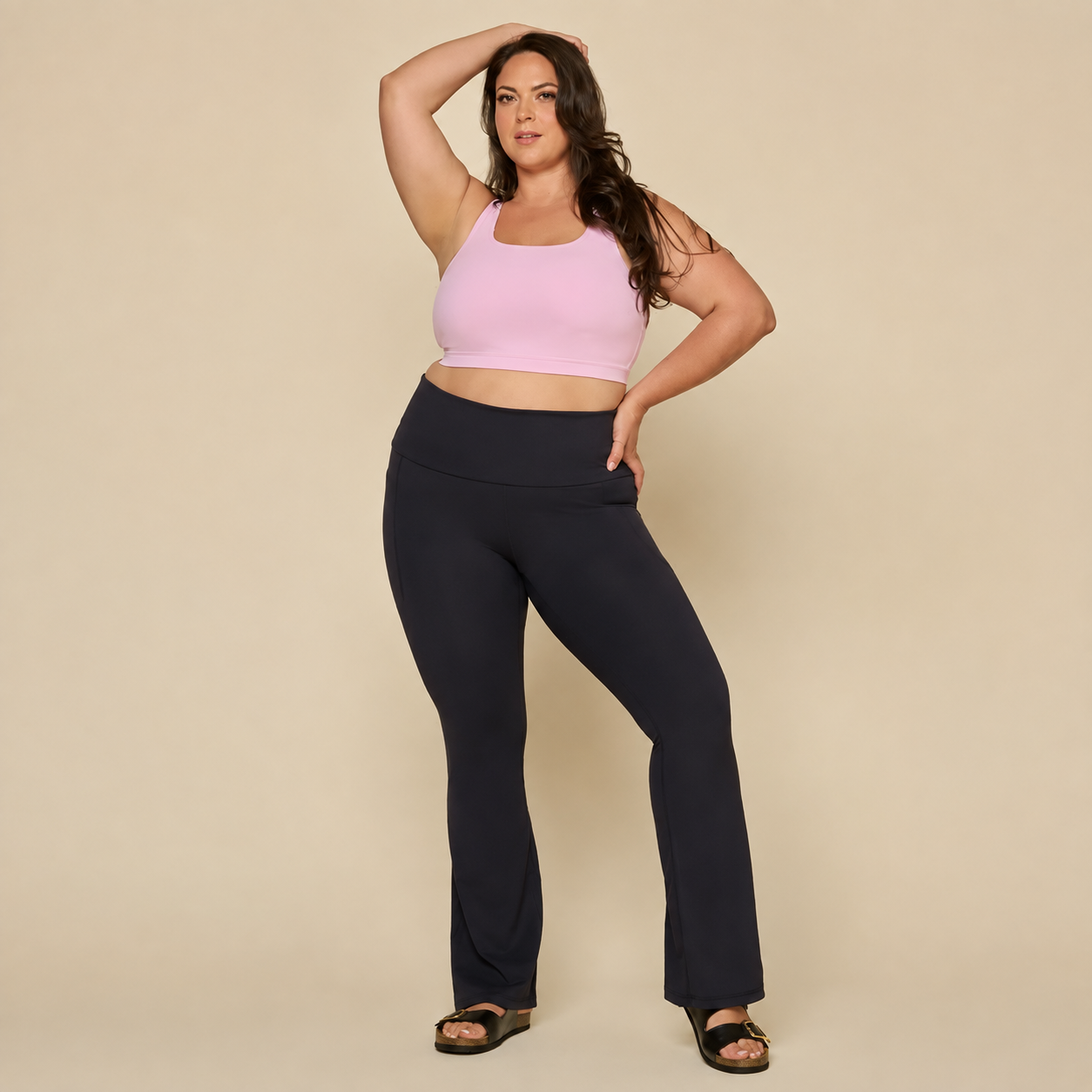 Flared Casual Pants For Everyday Daily Wear For Women