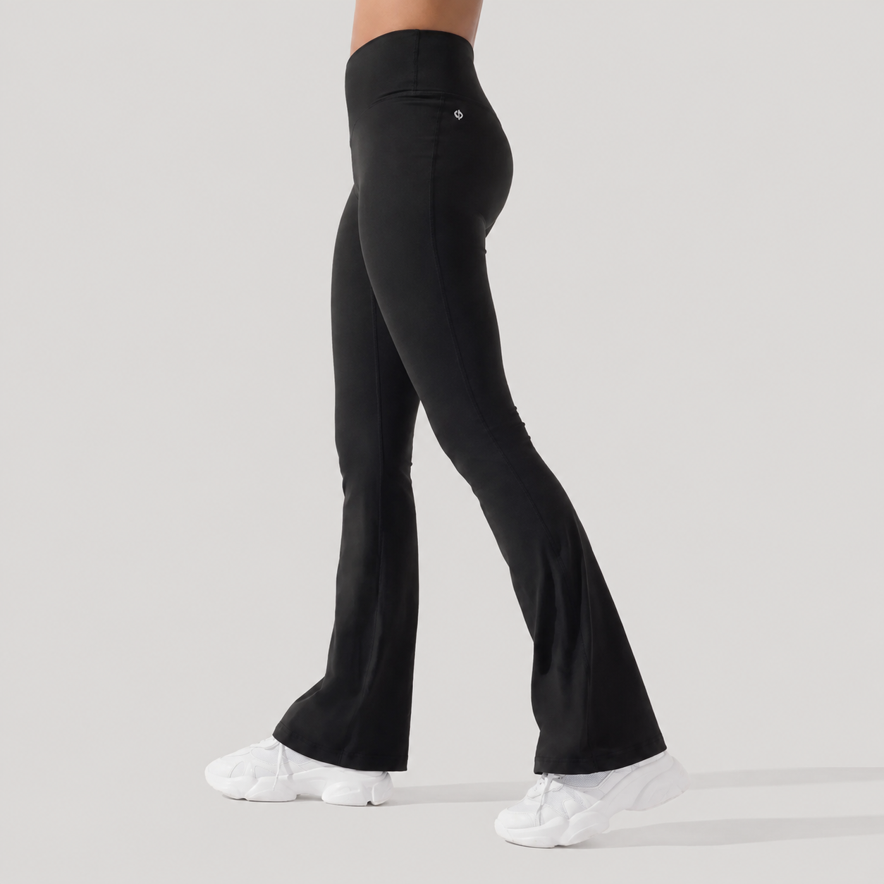 Crisscross Flared Pants With Pockets For Casual Daily Wear For Women