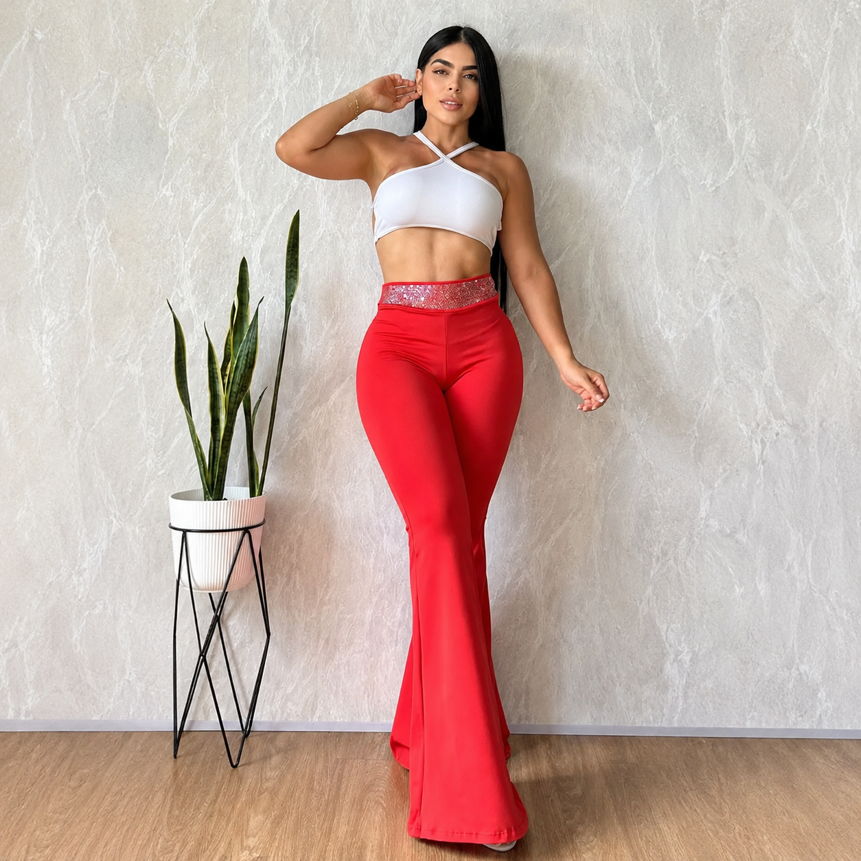 Colombian Stretch Pants For Casual Everyday Wear For Women
