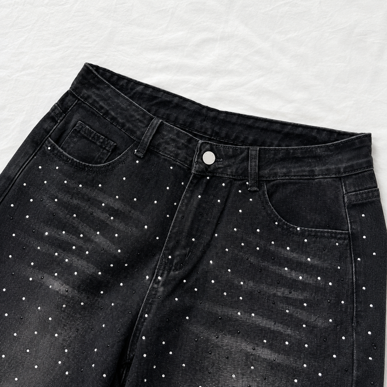 Glittersparkle Slim Retro Casual Jeans For Women