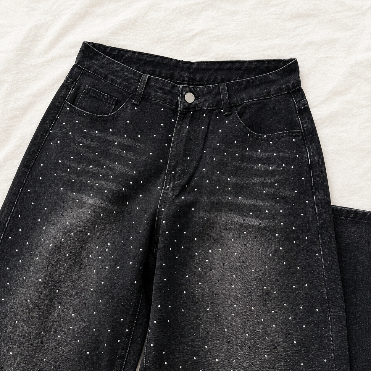 Glittersparkle Slim Retro Casual Jeans For Women