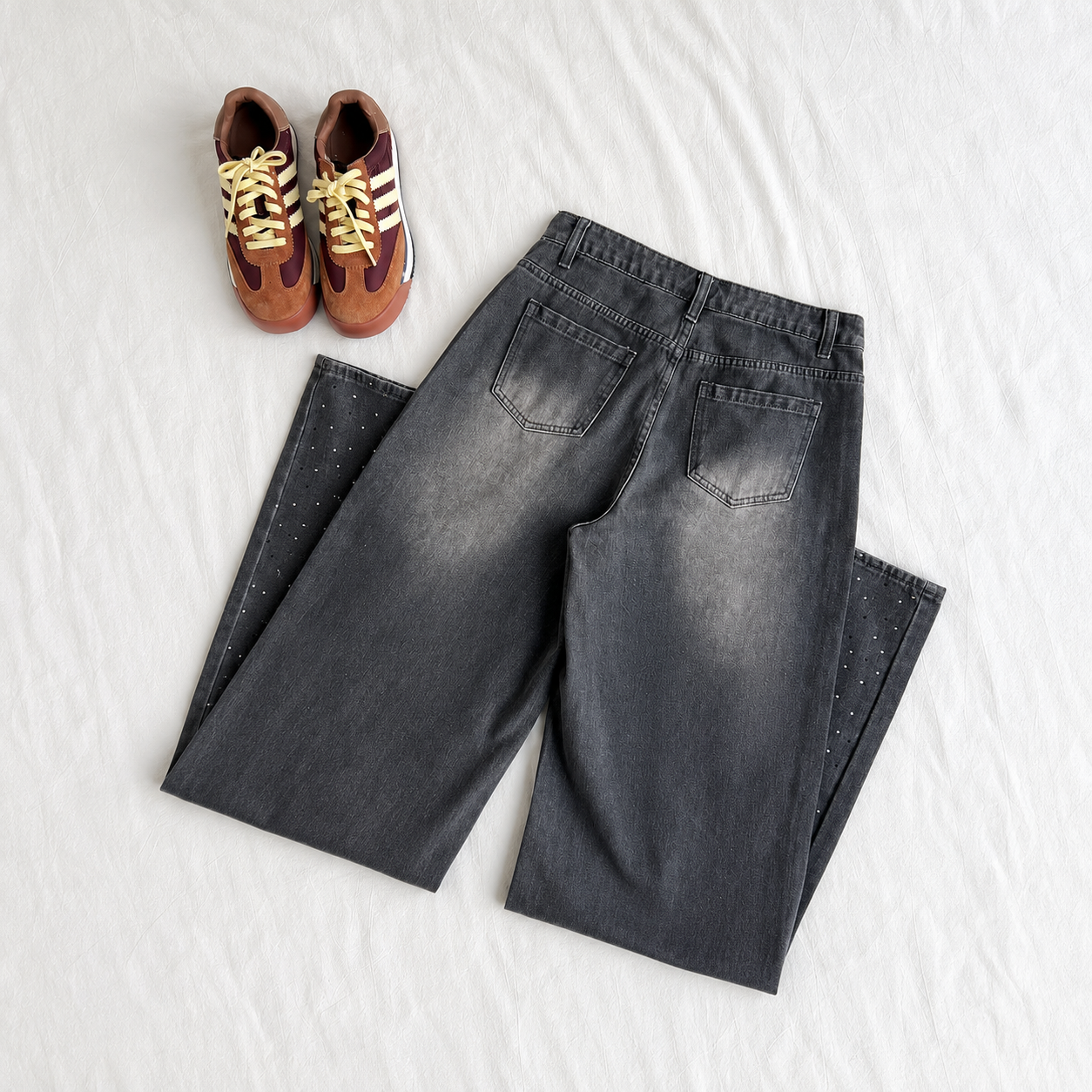 Glittersparkle Slim Retro Casual Jeans For Women