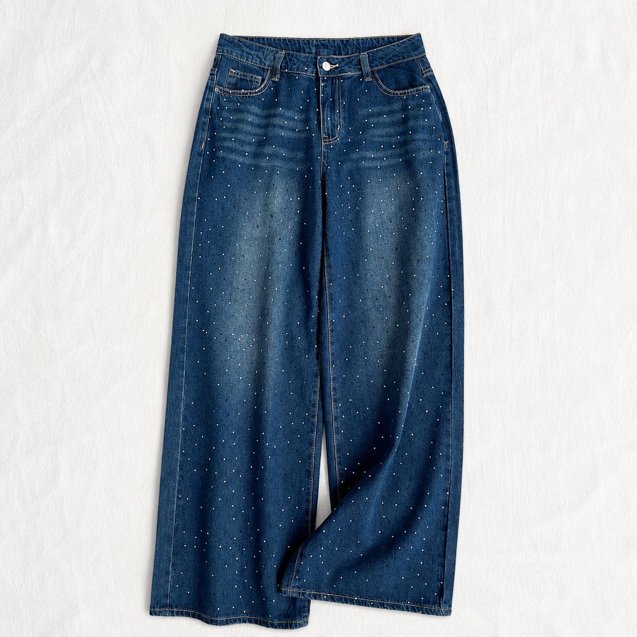 Glittersparkle Slim Retro Casual Jeans For Women