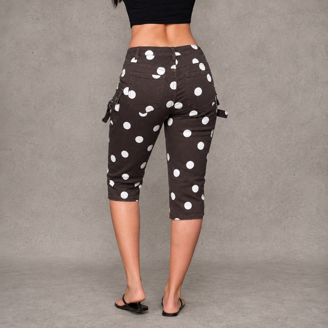 Cargo Fashion Camouflage Capri With Pocket For Women