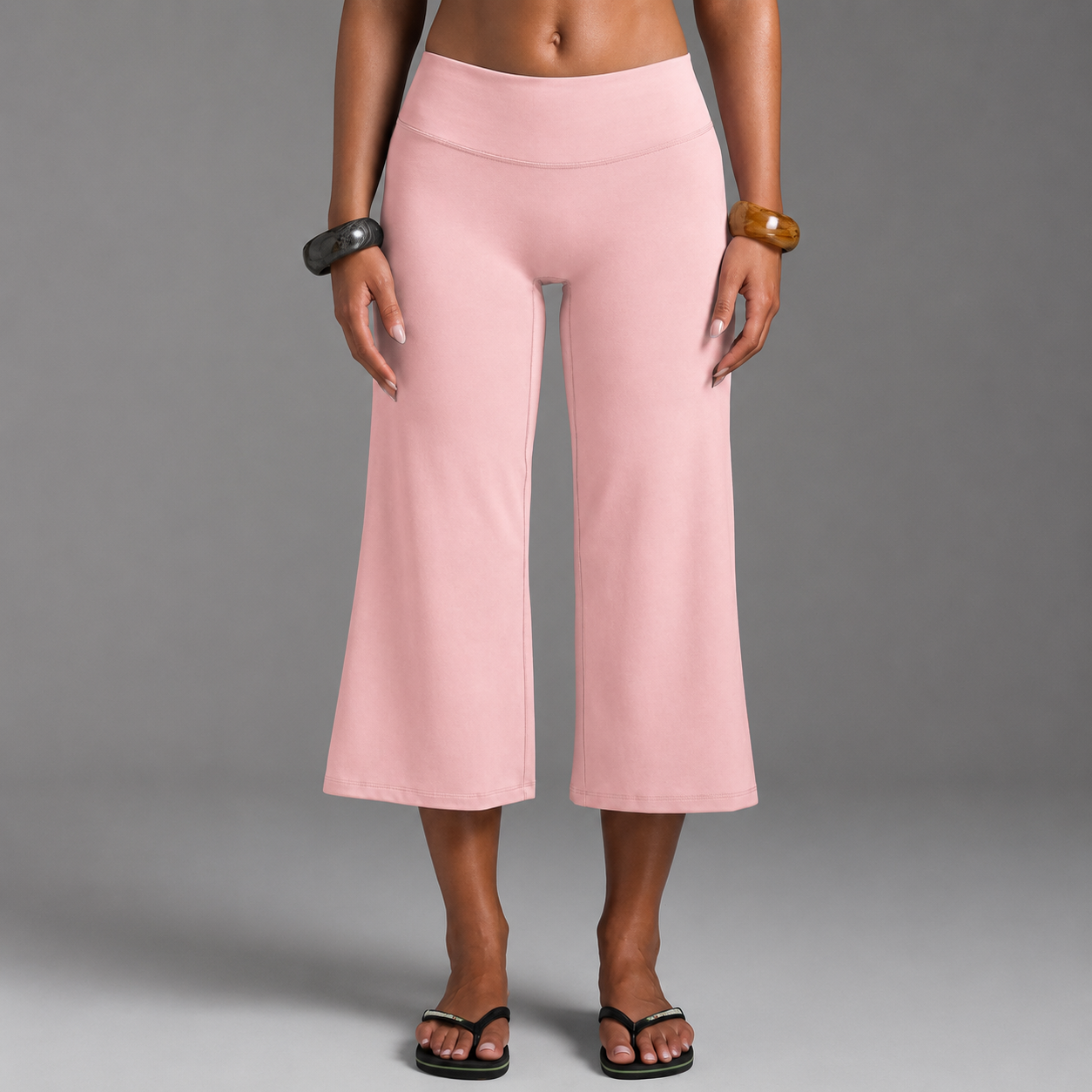 Casual Versatile Wide Loose Capri Pants For Women