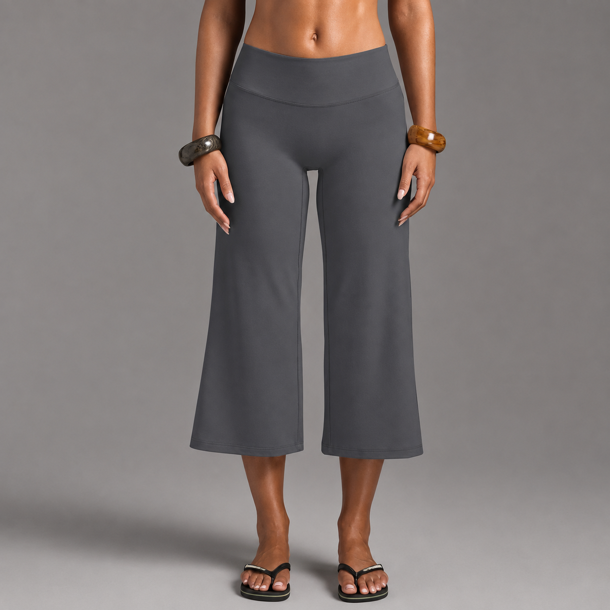 Casual Versatile Wide Loose Capri Pants For Women