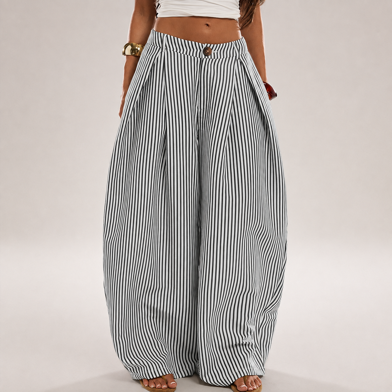 Casual Loose Checkered Striped Patchwork Boho For Women