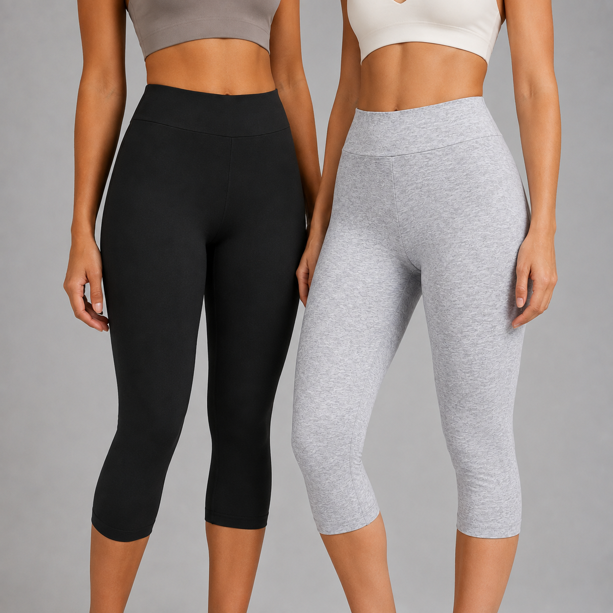 2 Pieces Casual Capri Pants For Women
