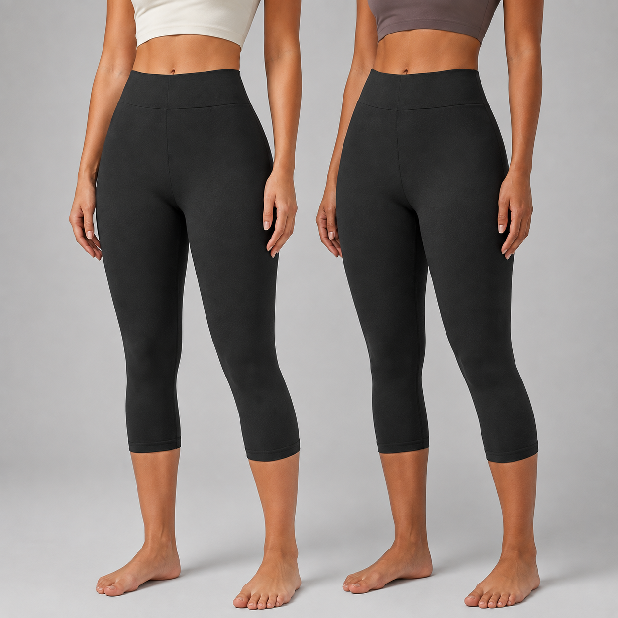 2 Pieces Casual Capri Pants For Women