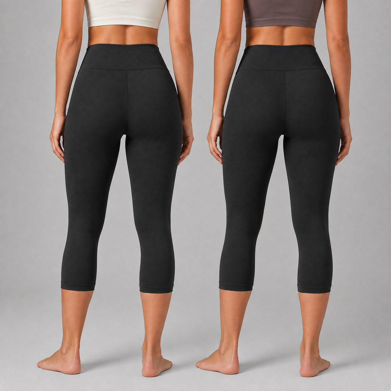 Pack Of 2 Casual Capri Pants For Women
