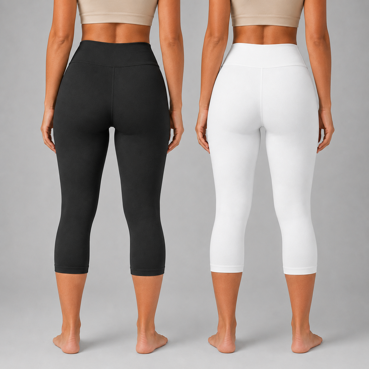 Pack Of 2 Casual Capri Pants For Women