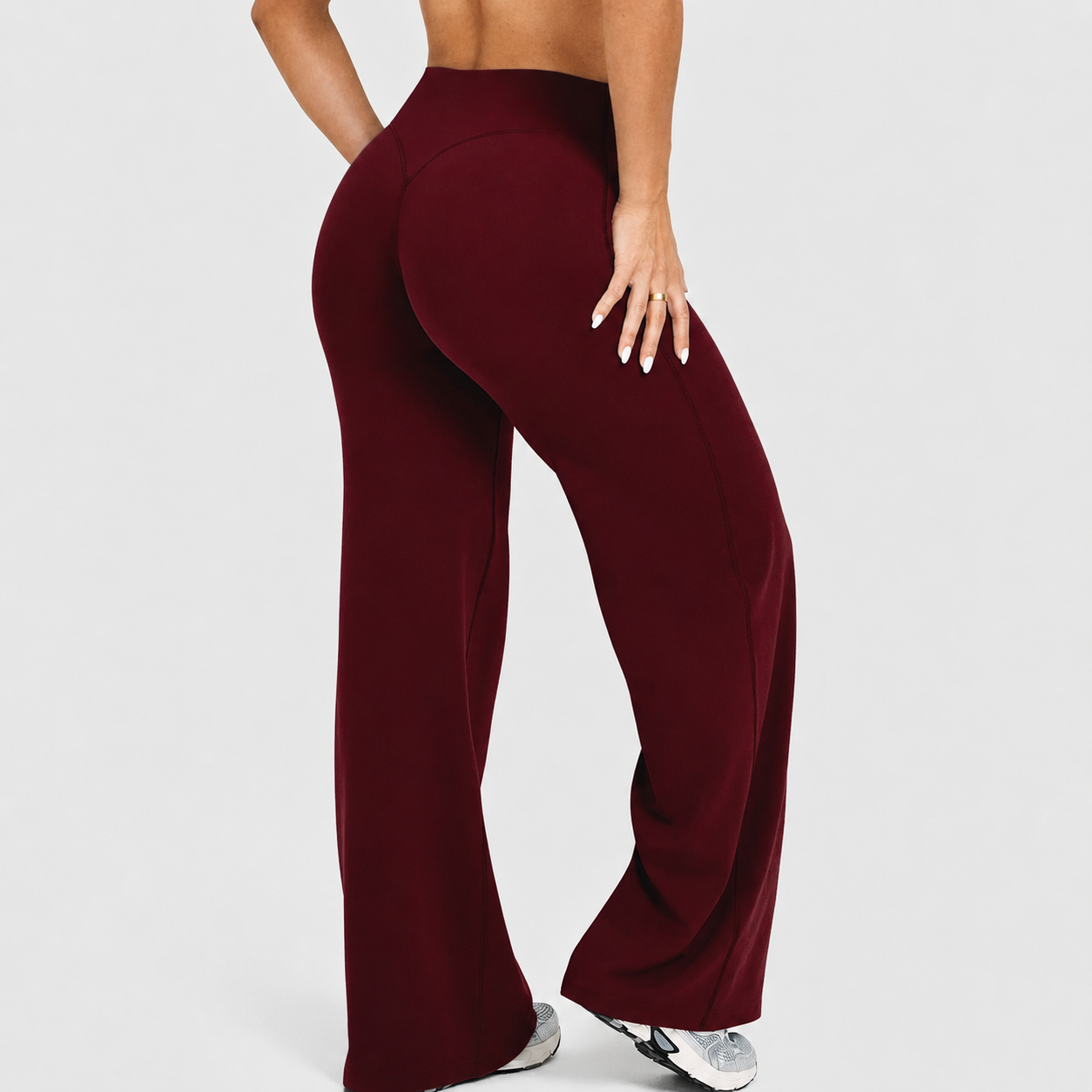 Slim Fit Versatile Solid Color Yoga Pants For Women