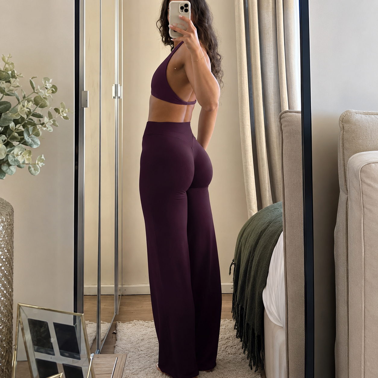 Slim Fit Versatile Solid Color Yoga Pants For Women
