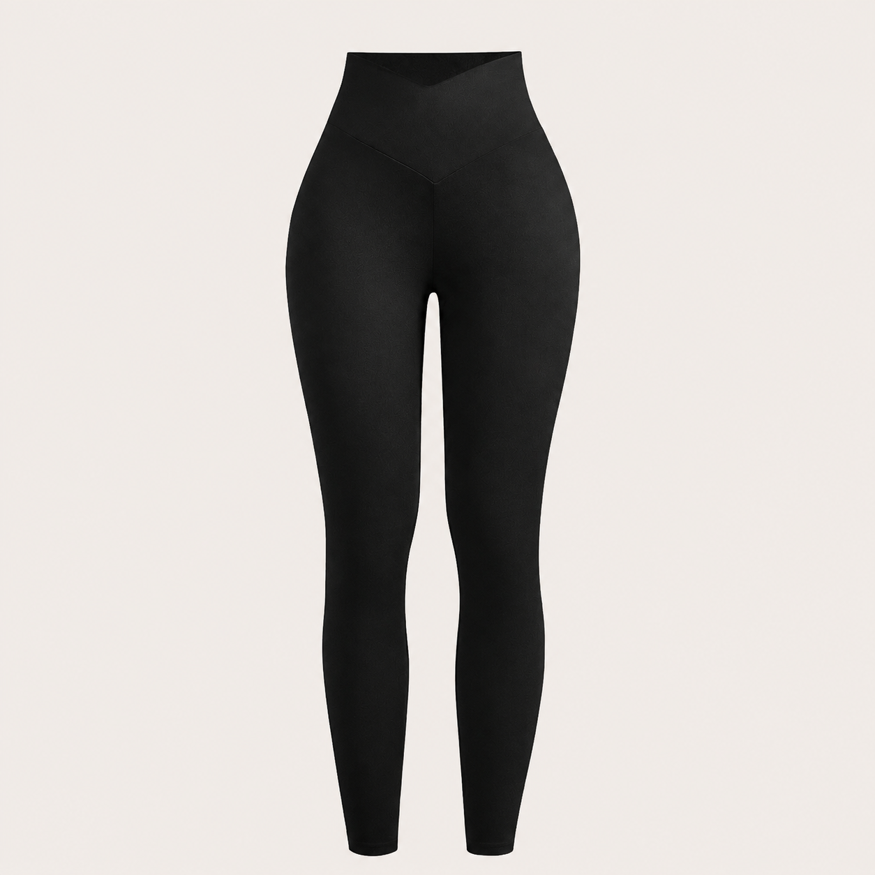 Pack Of 2 Casual Fitted Solid Colored Leggings For Women