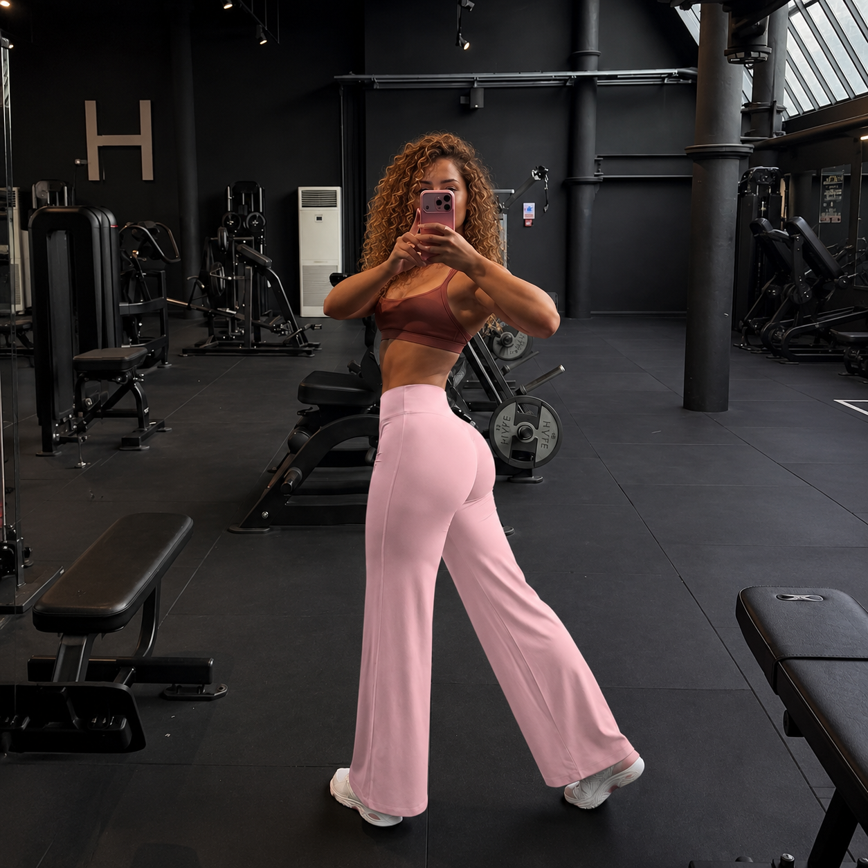 Slim Fit Versatile Solid Color Yoga Pants For Women
