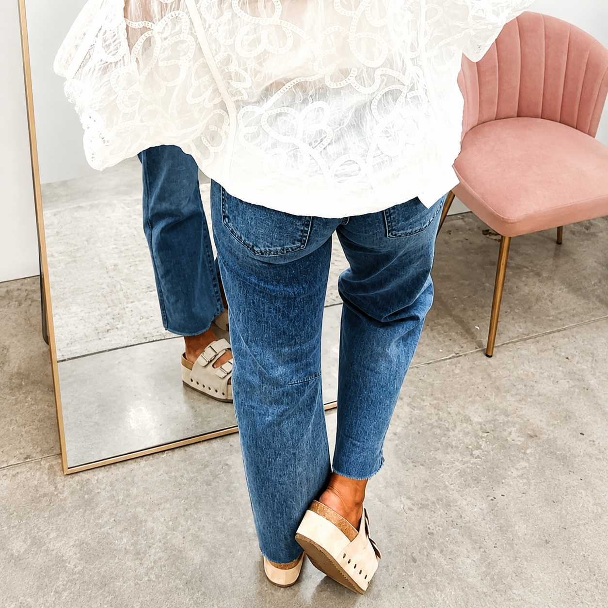 Casual Straight Retro Spring Fashion Jeans For Women