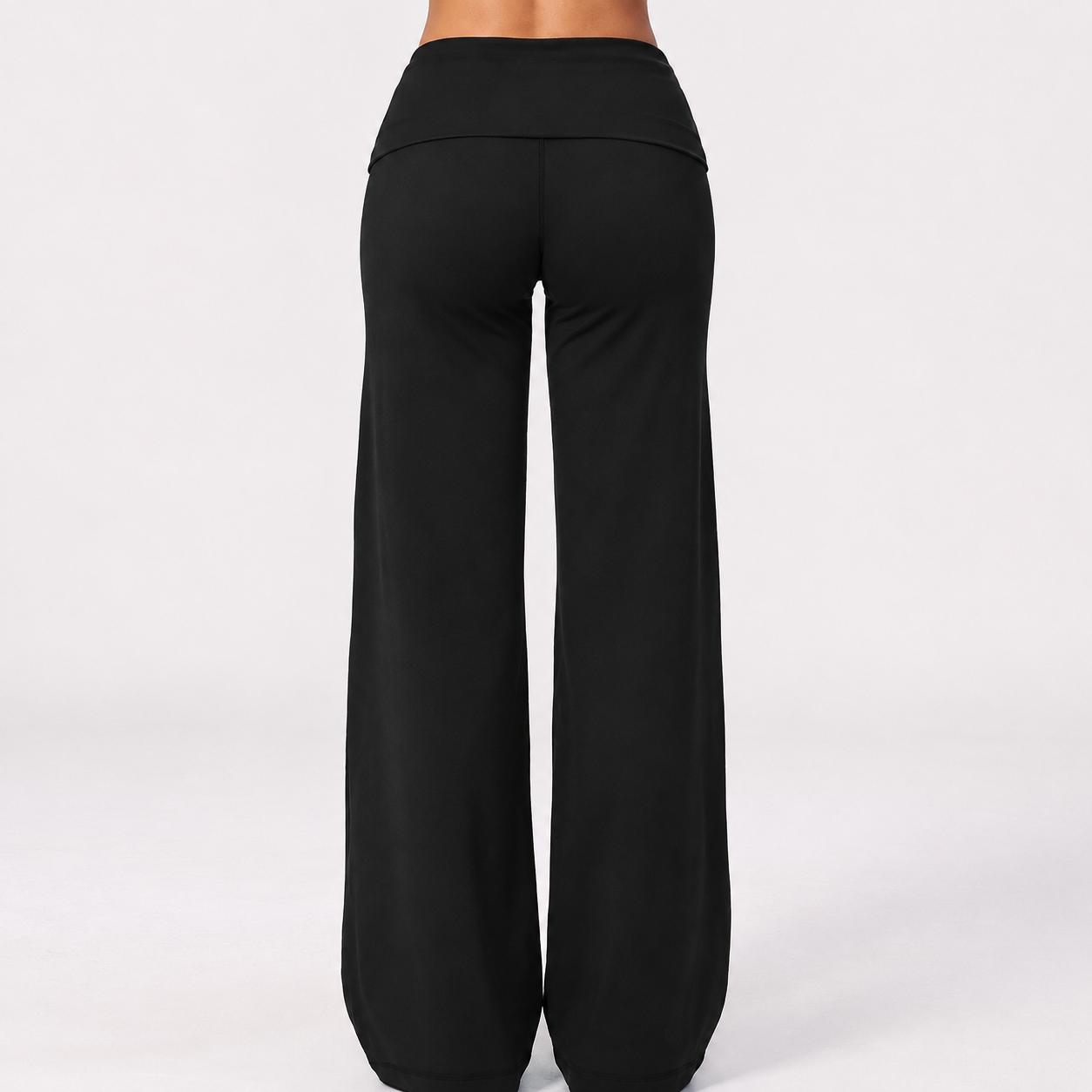Stretchy Flared Pants For Workouts And Daily Wear