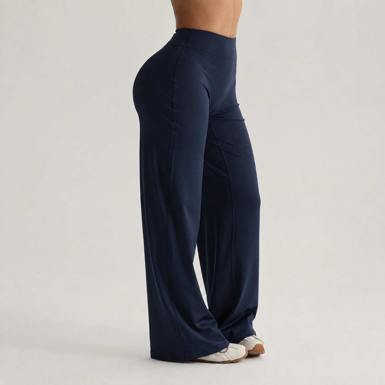Stretchy Flared Pants For Workouts And Daily Wear