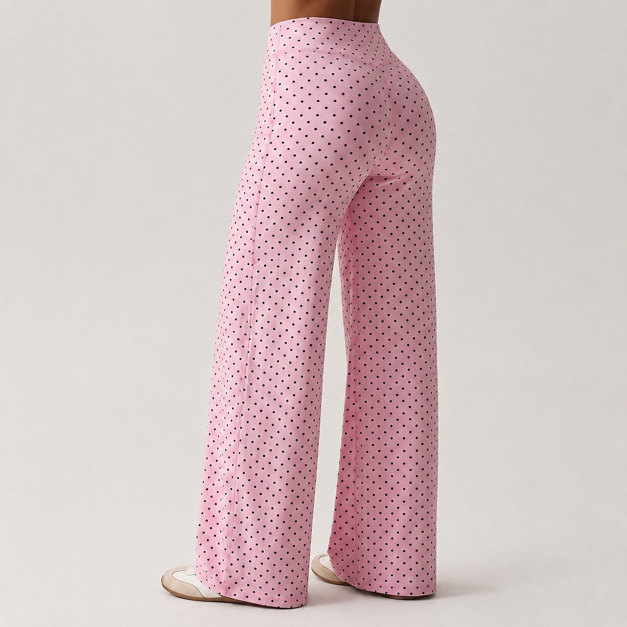 Stretchy Flared Pants For Workouts And Daily Wear