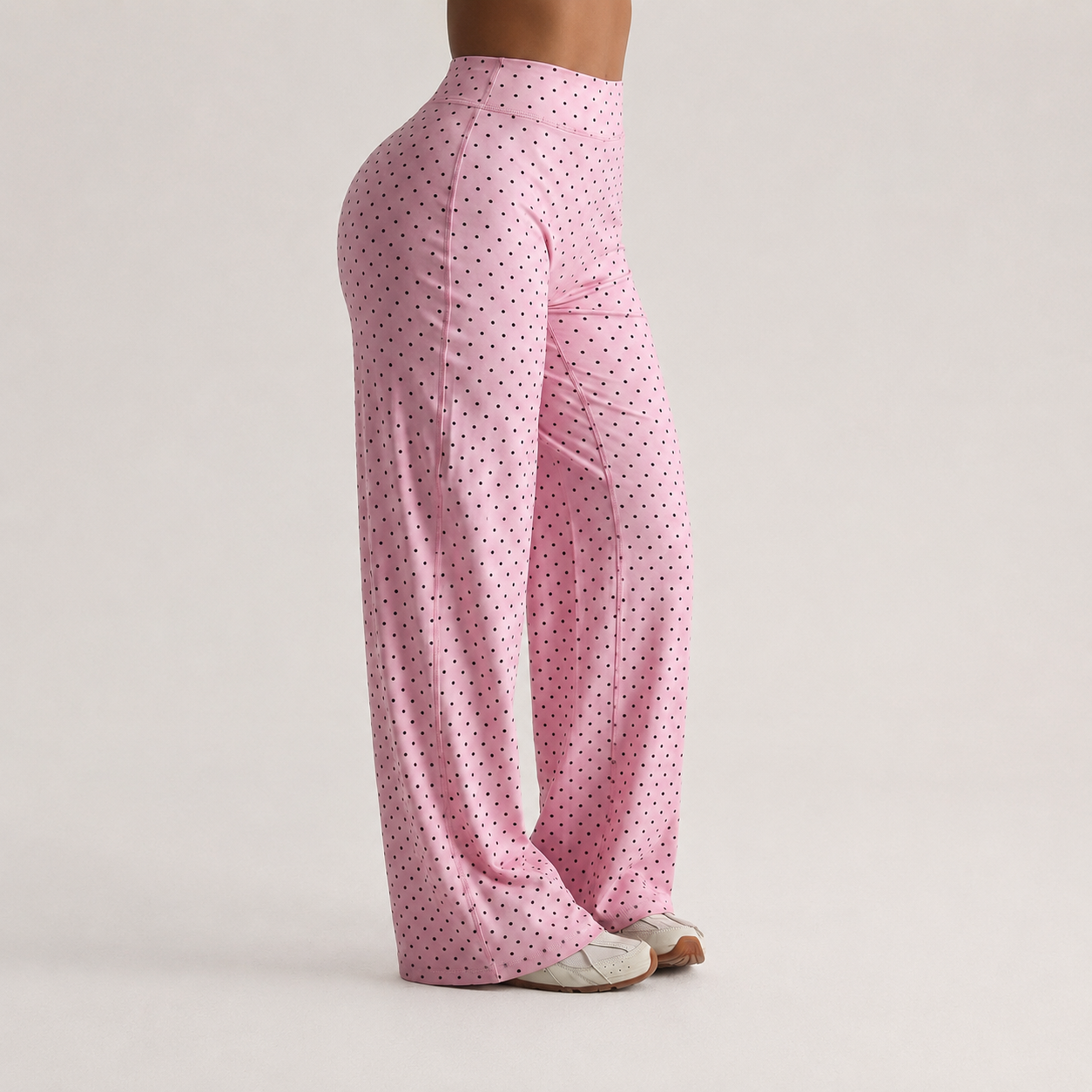 Stretchy Flared Pants For Workouts And Daily Wear