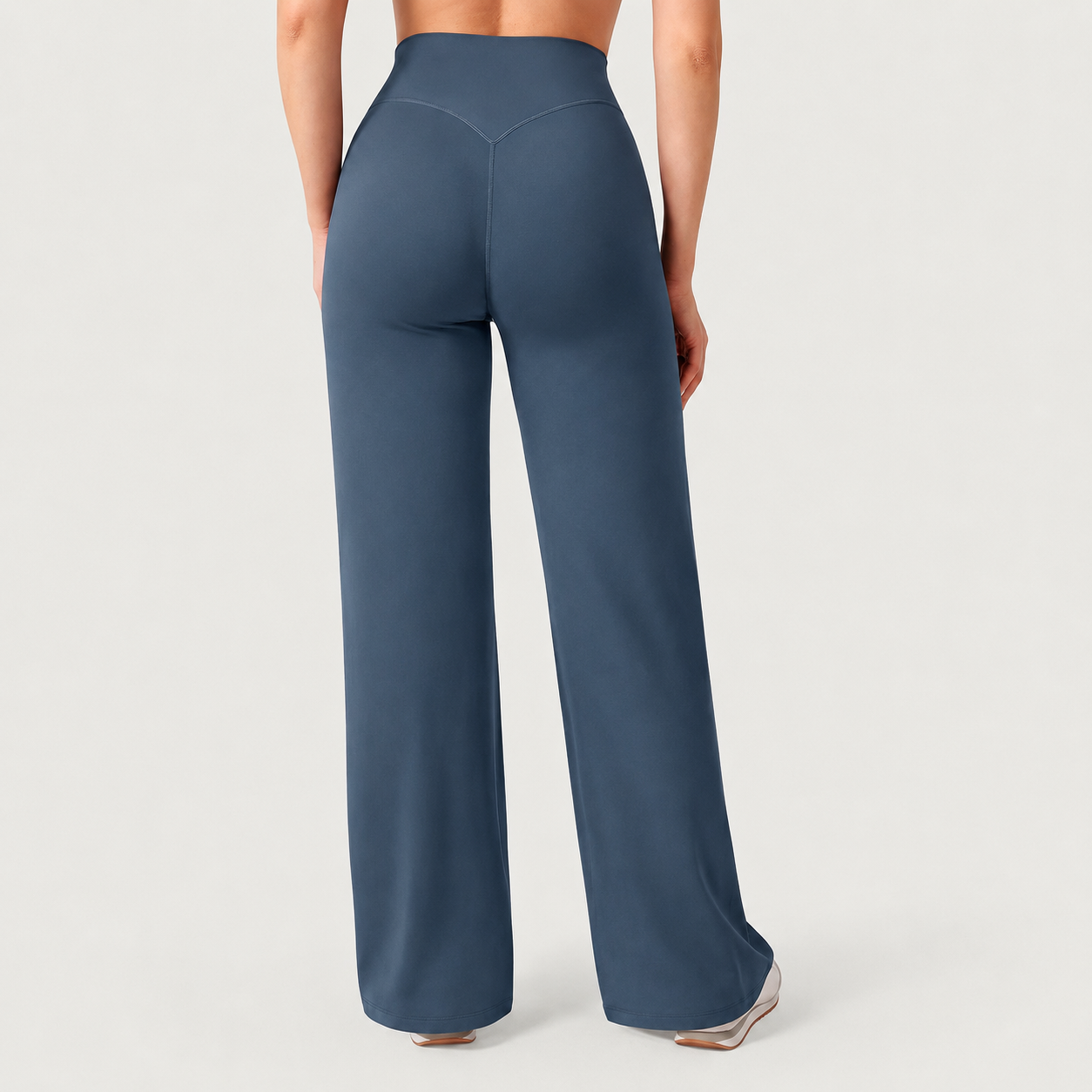 Stretchy Flared Pants For Workouts And Daily Wear