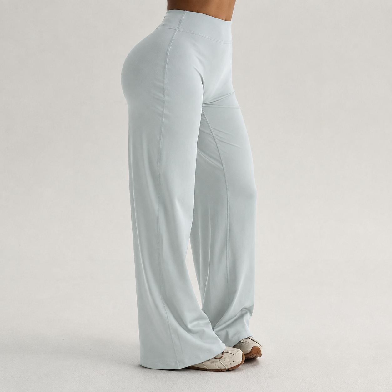 Stretchy Flared Pants For Workouts And Daily Wear