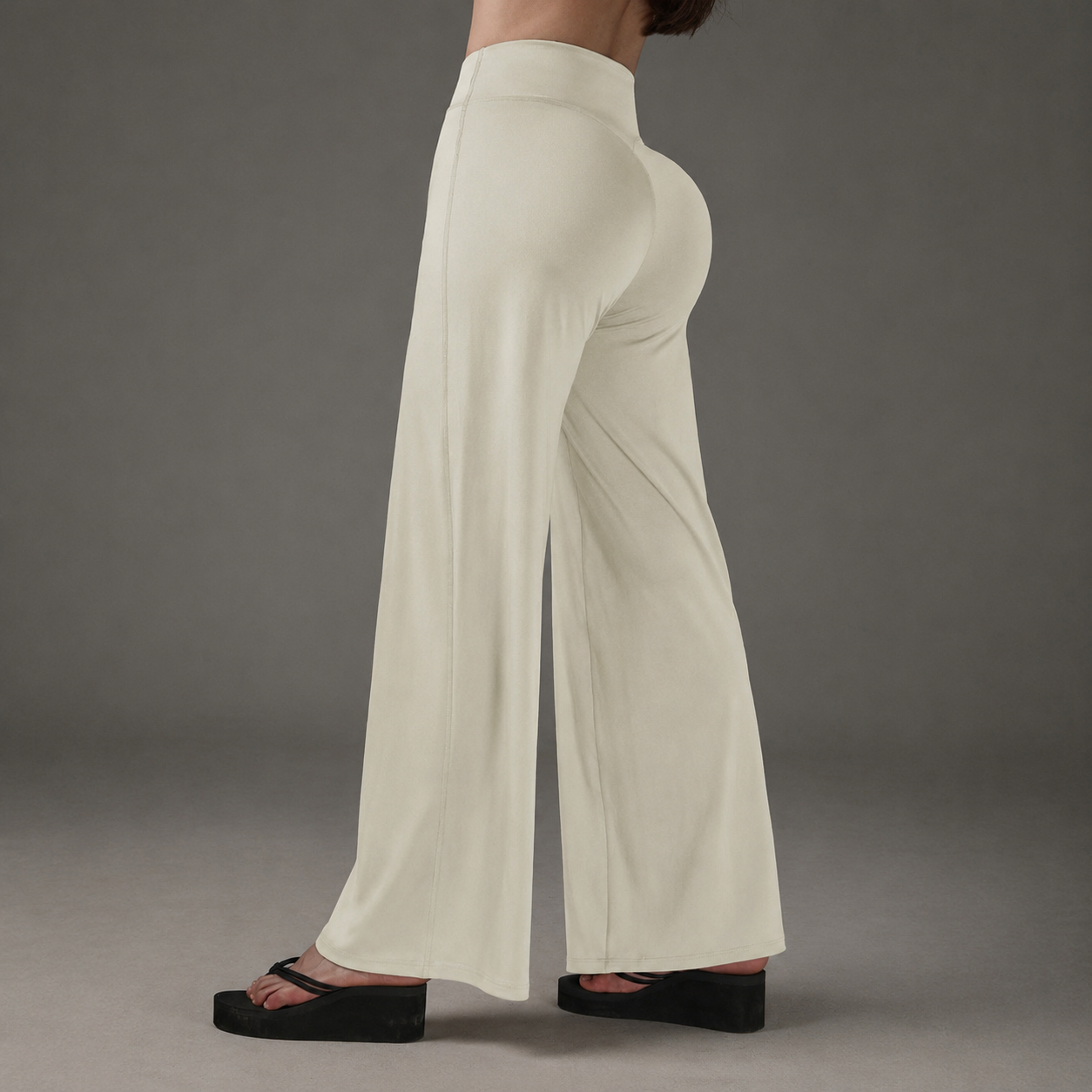 Stretchy Flared Pants For Workouts And Daily Wear