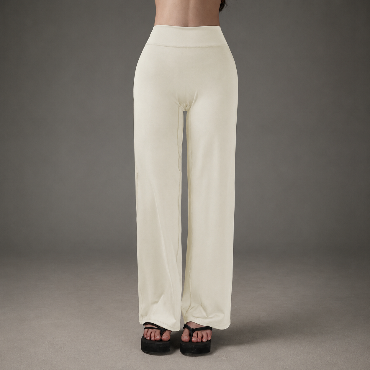 Stretchy Flared Pants For Workouts And Daily Wear