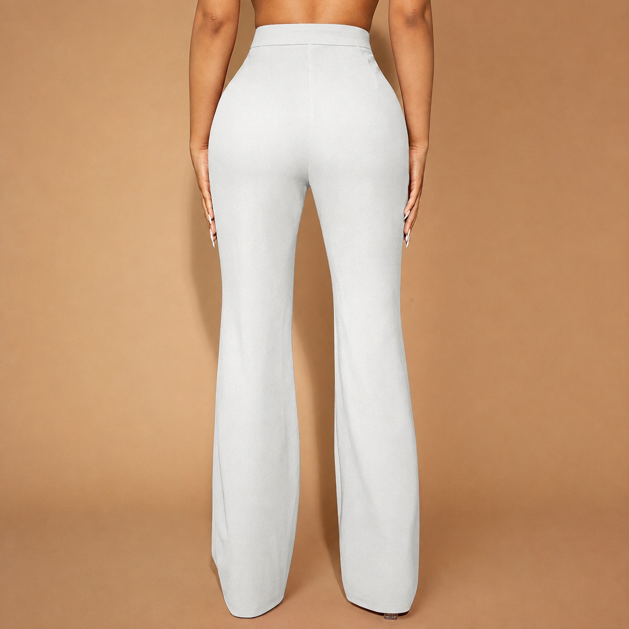 Seam Front Flared Long Pants For Women