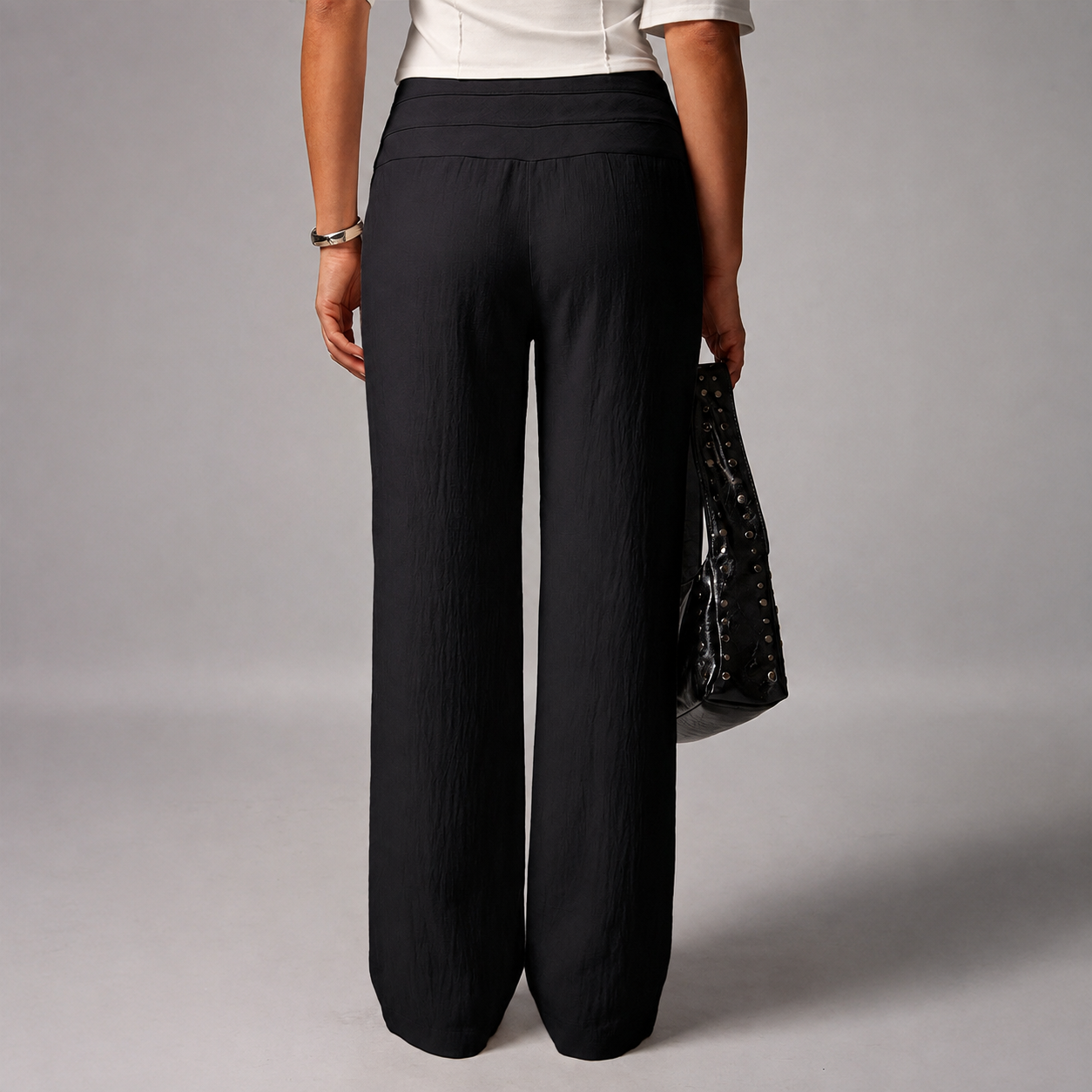 Vacation Themed Dual Tie Loose Pants For Summer Vacations