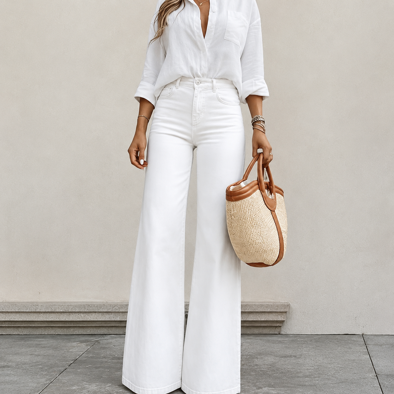 Versatile Straight Daily Wear Casual Jeans For Women